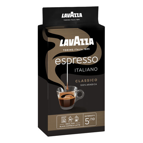 Кофе молотый LAVAZZA "Espresso Italiano Classico", 250 г, 1880