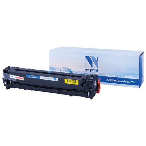 Картридж лазерный NV PRINT (NV-CF211A/731C) для HP M251nw / M276nw / CANON LBP-7110Cw, голубой, ресурс 1800 страниц