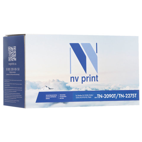 Картридж лазерный NV PRINT (NV-TN2090/TN2275) для BROTHER HL-2132R/2240/2250, ресурс 2500 страниц, NVTN2090/TN2275