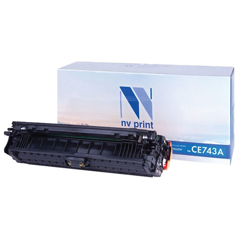 Картридж лазерный NV PRINT (NV-CE743A) для HP CP5220/CP5225/CP5225dn/CP5225n, пурпурный, ресурс 7300 страниц